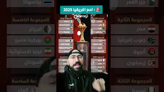  رسميآ  مجموعات امم افريقيا      و مجموعتنا مش سهلة دندنها