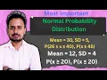 Normal Distribution - Example Problem 1 Probability Distribution Engineering Mathematics