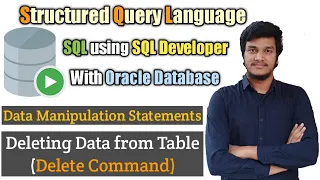 6 How to delete records from table using DELETE Command l DML Statments l SQL l SQL Developer