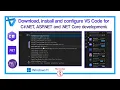 How to configure VSCode for C NET in 2024 NET 8 0 C Dev Kit