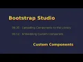 Bootstrap Studio - Custom Components