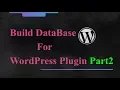WordPress Plugin Development - How To Insert Data In Database Through Forms