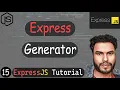 Create Project Structure Using Express Generator