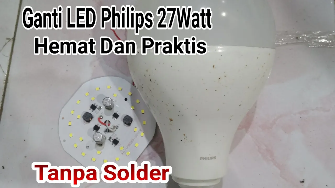 REVIEW LED PHILIPS HL M5 dengan OSRAM T19 DI HONDA VARIO Part 1