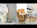 Tree trunk and branches in the decoration and manufacture of furniture