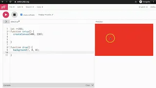 p5js - setup and draw functions