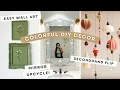 Download Lagu DIY *COLORFUL* DECOR! 🎨 (mirror upcycle makeover, vintage floral artwork) + WANDER HOME TOUR!