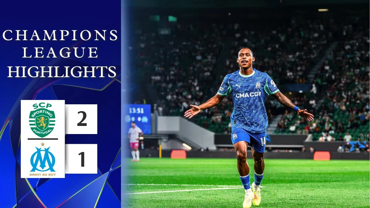 Sporting CP - Marseille | 2-1 | Highlights | Champions League 2025-26 | sporting marseille