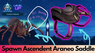Ascendant and primitive Araneo Saddle Spawn Command Ark Survival Ascended