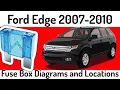 2007-2010 Ford Edge Fuse Box Diagrams and Fuse Panel Locations