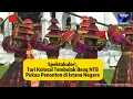 Download Lagu Bikin Bangga, Tari Kolosal Tembolak Beaq NTB Pukau Penonton di Istana Negara