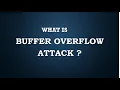 What is Buffer Overflow Attack Types Causes and Prevention In