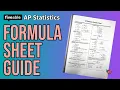 AP Statistics - Formula Sheet Walkthrough Exam Strategy