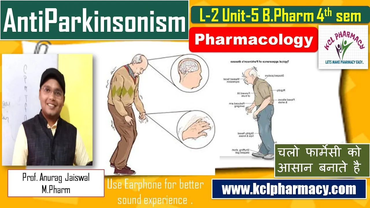 Anti-Parkinsonism Drugs Pharmacology || L-2 Unit-5 || Pharmacology-I