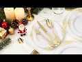 The Ultimate Christmas Hosting Hack Unboxing the 175-Piece White Gold Dinnerware Set