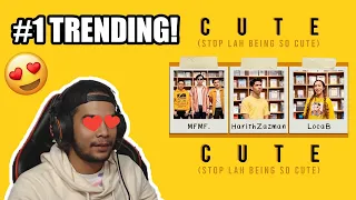 Download Harith Zazman, MFMF., LOCA B - Cute (Stop Lah Being So Cute) | Shaf React! MP3