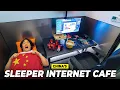 VIP Internet Cafe Where You Can Sleep in China