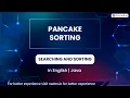 Pancake Sorting Module Searching And Sorting In English Java 45