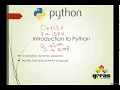 Basic Introduction Of Python - Grras Solution Pvt Ltd