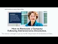 How to Submit a Business Reinstatement Online