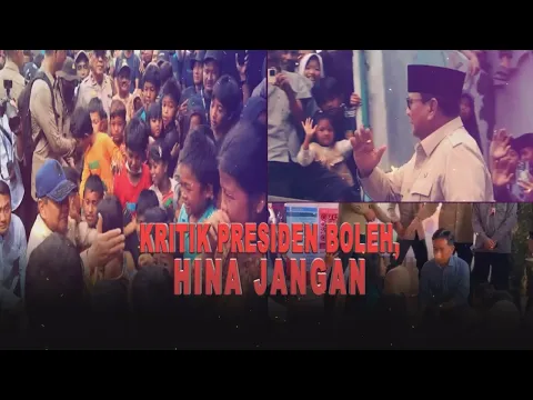 Kritik Presiden Boleh, Hina Jangan