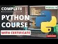 MODULE 18 PYTHON COURSE WITH CERTIFICATION