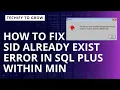 SID Error in SQL