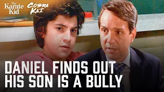 Daniel Finds Out His Son Is a Bully | Cobra Kai (Ralph Macchio, Griffin Santopietro)