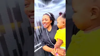Baby Kam seeing grandma and aunt Maggi for the first time