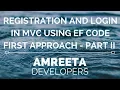 Registration and login in C Using EF Code First Approach - Part 2