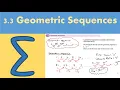 3 3 Geometric Sequences PURE 2 - Chapter 3 Sequences and series