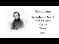 Schumann: Symphony No. 1 in B-flat major, Op. 38 "Spring" (with Score)