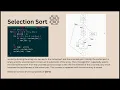 Linear Search algorithm Selection Sort algorithm final project of first year in MFU