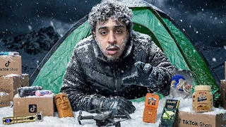 SURVIVRE une NUIT avec des objets TIKTOK SHOP ! (Arnaque ?)