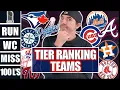 My Tier Ranking Of MLB Teams For The 2026 Season