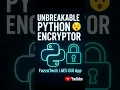 Quantum-Safe Python Encryptor AES-256 Kyber512 Uncrackable Security