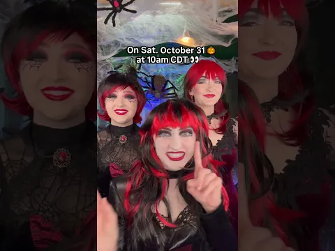 Our Spiderlicious Rock Concert is on Sat. Oct. 31 at 10am CDT🎸🕷️ 🎤 #shorts #sisters #band #song