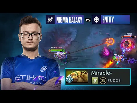 Download MP3 WHEN  PUDGE is MIRACLE- against ENTITY