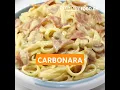 Filipino Budget Friendly Carbonara Pasta in creamy mushroom