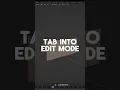 Using the wireframe modifier in Blender