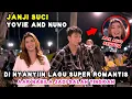 Download Lagu JANJI SUCI -  YOVIE AND NUNO (LIRIK) LIVE NGAMEN PENDOPO LAWAS BY NABILA MAHARANI FT TRI SUAKA