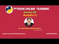 Python Session 46 Modules Part-1 Mr SIVA RAMA PRASAD KOLLU