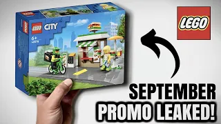 NEW LEGO September Promo LEAKS! LEGO City 40578  Sandwich Shop