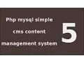 php mysql simple cms content management system tutorial - 5 Validate Login Form B