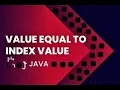 Value Equal to Index Value Practice Problems