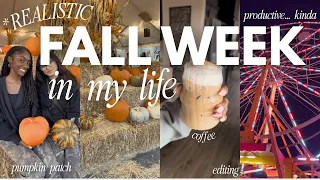 A Cozy Fall Week in My Life Pumpkin Patch Editing Days New Coffee Drinks