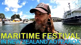 Visiting the Whangarei Maritime Festival in New Zealand and Riding On An Old Steam Powered Tug