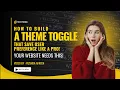 How to Build a Theme Toggle That Remembers User Preferences by Rus a Afreen