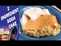 2 INGREDIENT SODA CAKE ROOTBEER FLOAT CAKE How to Make an Easy cake with boxed cake mix