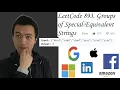 LeetCode 893 Groups of Special Equivalent Strings - Interview Prep Ep 36